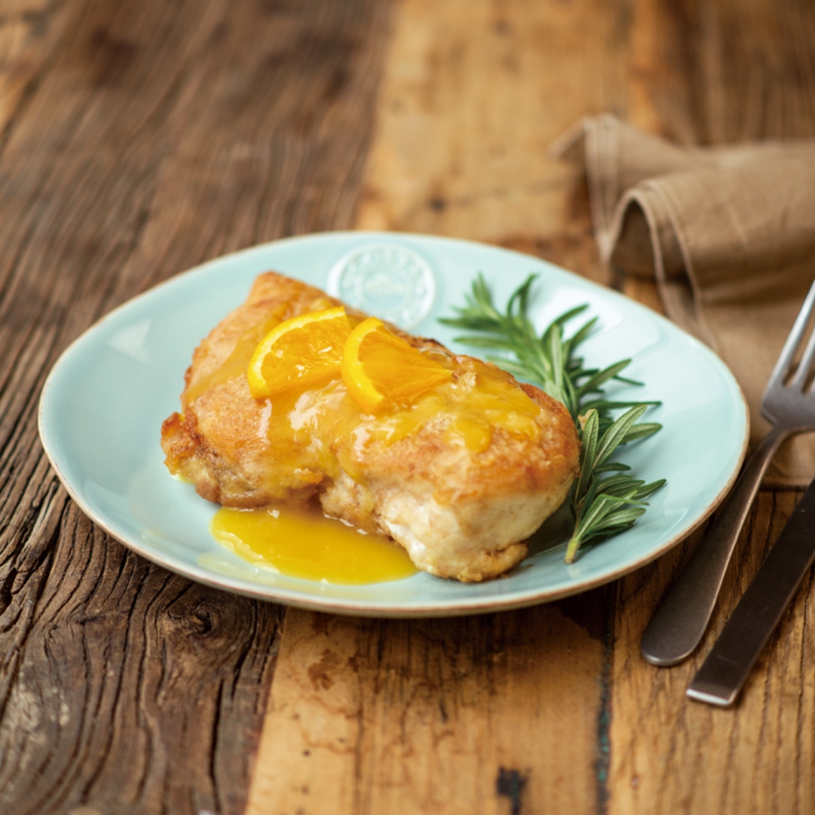 オレンジチキンソテー