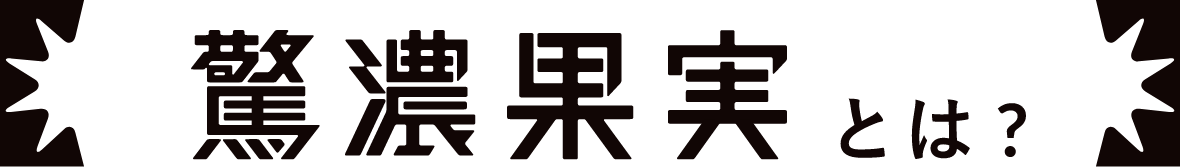 驚濃果実とは？