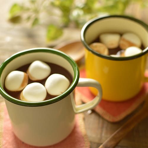 ストレートココアを使ったレシピ マシュマロココア 株式会社ジーエスフード